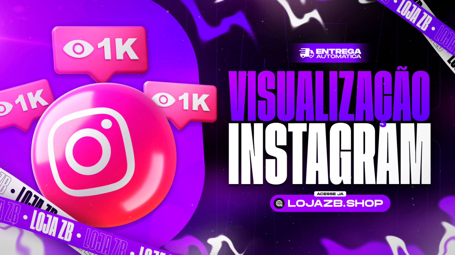 VISUALIZAÇÃO INSTAGRAM