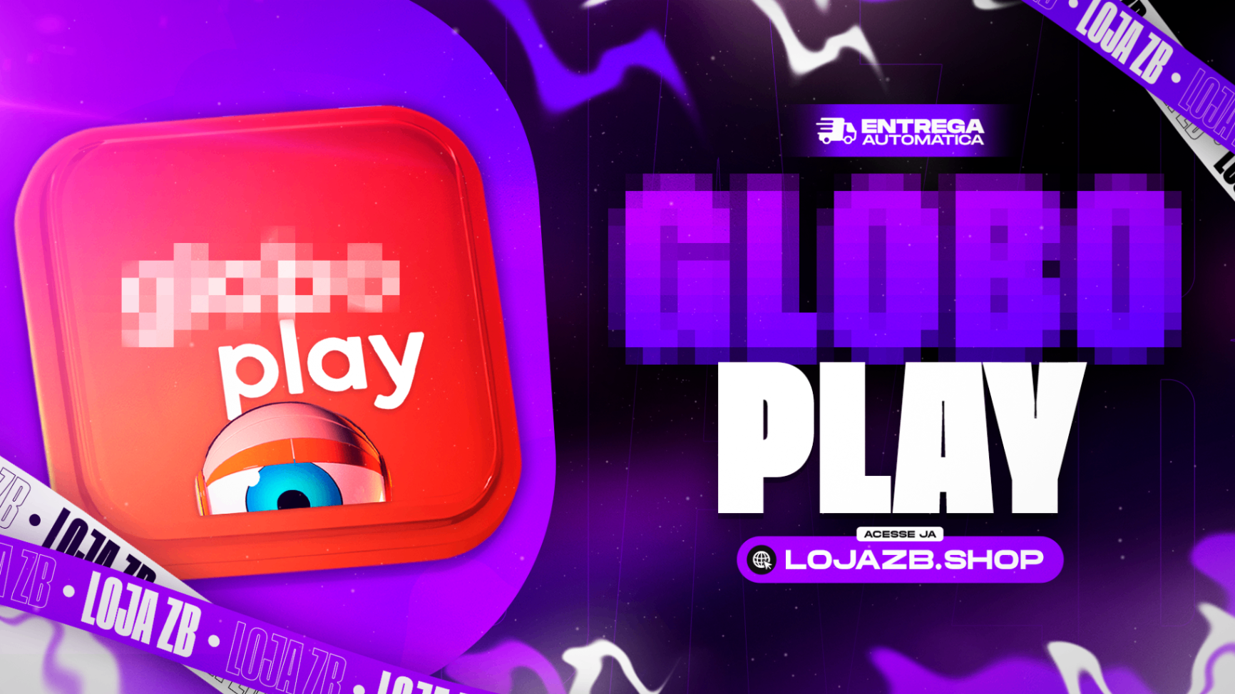 GLOBO PLAY + CANAIS + PREMIERE + TELECINE + COMBATE